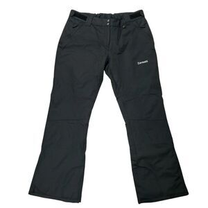 Zermatt By Arctix Snow Pants Womens XL Black Insulated Ankle Zip Snowboarding 3K